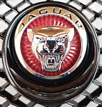  Эмблема на решетку радиатора Jaguar XF
